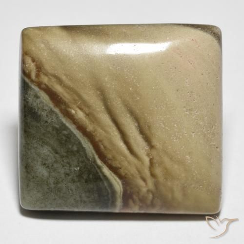 27.20ct 天然 マルチカラー 碧玉, 四角形, オペーク