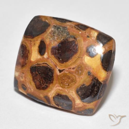 12.18ct 天然 マルチカラー 碧玉, クッション, オペーク