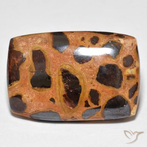 19.75ct 天然 マルチカラー 碧玉, クッション, オペーク