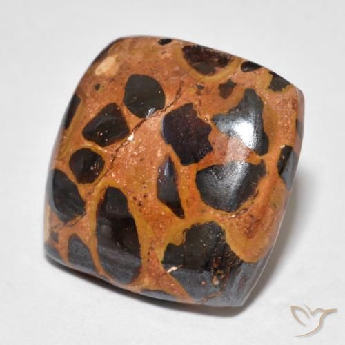 14.39ct 天然 マルチカラー 碧玉, クッション, オペーク