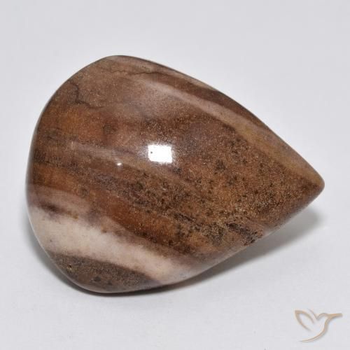16.49ct 天然 マルチカラー 碧玉, 洋梨の形, オペーク
