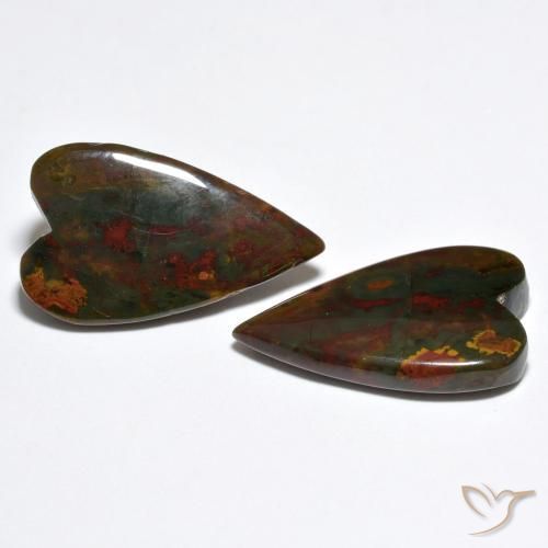 Shop natural 15.24ct マルチカラー 碧玉 gems, 心臓, from インドネシア at GemSelect. In stock, global shipping!