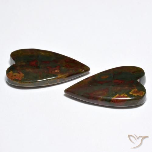 Shop natural 15.24ct マルチカラー 碧玉 gems, 心臓, from インドネシア at GemSelect. In stock, global shipping!