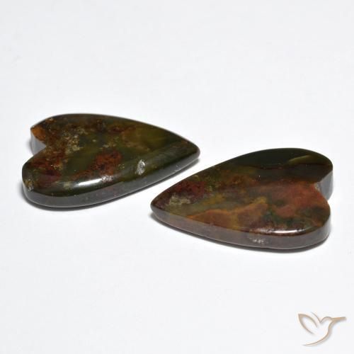 Shop natural 16.85ct マルチカラー 碧玉 gems, 心臓, from インドネシア at GemSelect. In stock, global shipping!