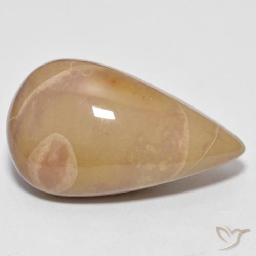 16.04ct 天然 マルチカラー 碧玉, 洋梨の形, オペーク