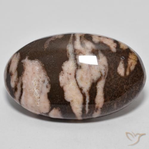 25.70ct 天然 マルチカラー 碧玉, 楕円形, オペーク