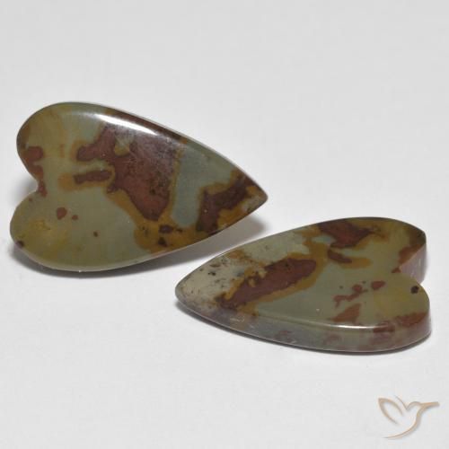 Shop natural 14.91ct マルチカラー 碧玉 gems, 心臓, from インドネシア at GemSelect. In stock, global shipping!