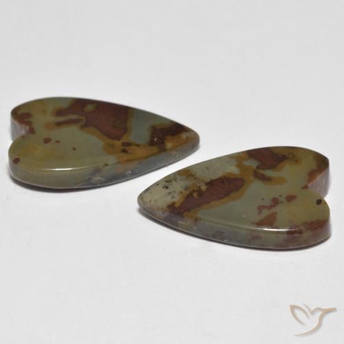 Shop natural 14.91ct マルチカラー 碧玉 gems, 心臓, from インドネシア at GemSelect. In stock, global shipping!