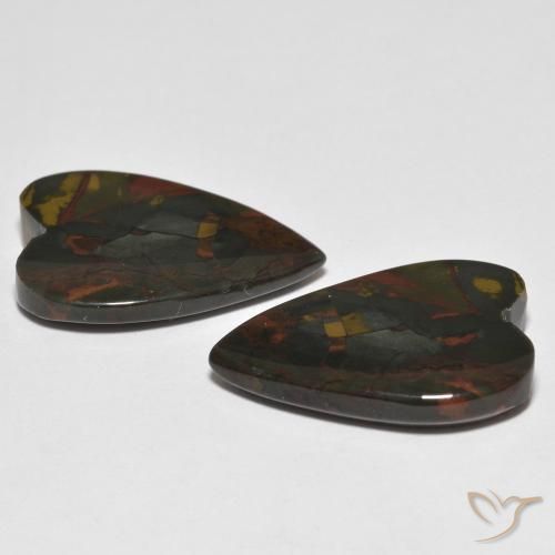 Shop natural 17.18ct マルチカラー 碧玉 gems, 心臓, from インドネシア at GemSelect. In stock, global shipping!