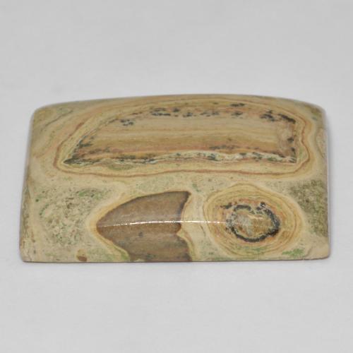 38.51カラットの天然マルチカラー碧玉、バゲット、オペーク