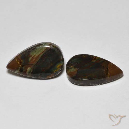 Shop natural 12.68ct マルチカラー 碧玉 gems, 洋梨の形, from インドネシア at GemSelect. In stock, global shipping!