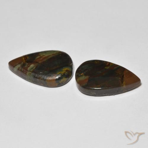 Shop natural 12.68ct マルチカラー 碧玉 gems, 洋梨の形, from インドネシア at GemSelect. In stock, global shipping!
