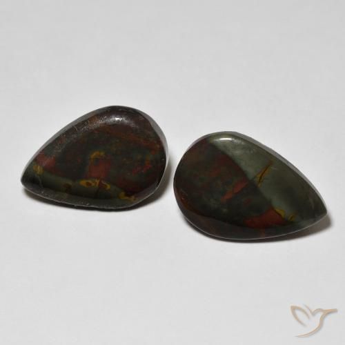 Shop natural 11.48ct マルチカラー 碧玉 gems, 洋梨の形, from インドネシア at GemSelect. In stock, global shipping!