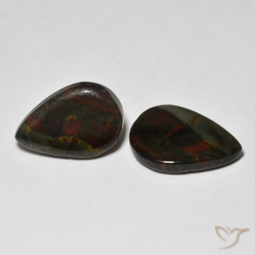 Shop natural 11.48ct マルチカラー 碧玉 gems, 洋梨の形, from インドネシア at GemSelect. In stock, global shipping!