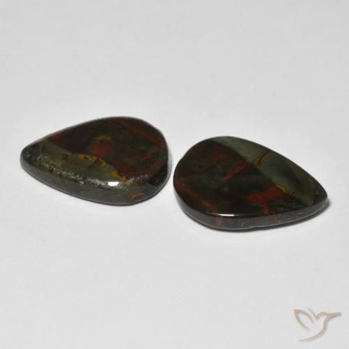 Shop natural 11.48ct マルチカラー 碧玉 gems, 洋梨の形, from インドネシア at GemSelect. In stock, global shipping!