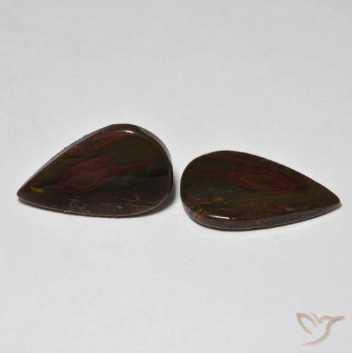 Shop natural 15.42ct マルチカラー 碧玉 gems, 洋梨の形, from インドネシア at GemSelect. In stock, global shipping!