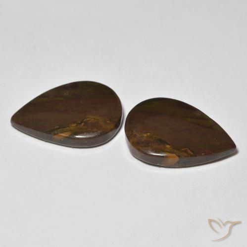 Shop natural 16.14ct マルチカラー 碧玉 gems, 洋梨の形, from インドネシア at GemSelect. In stock, global shipping!