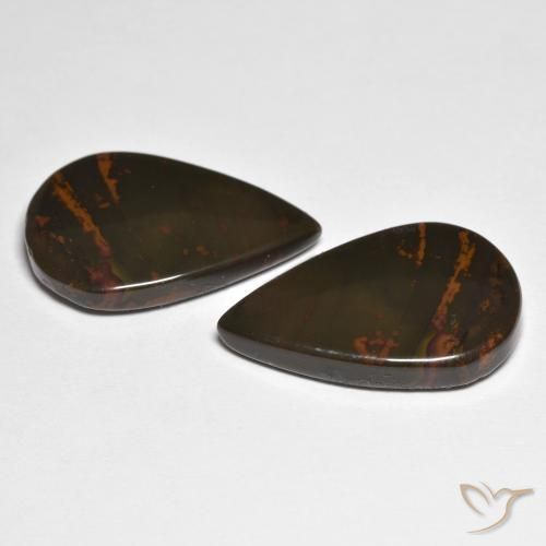 Shop natural 17.75ct マルチカラー 碧玉 gems, 洋梨の形, from インドネシア at GemSelect. In stock, global shipping!