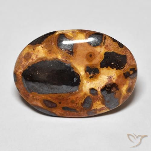 12.26ct 天然 マルチカラー 碧玉, 楕円形, オペーク