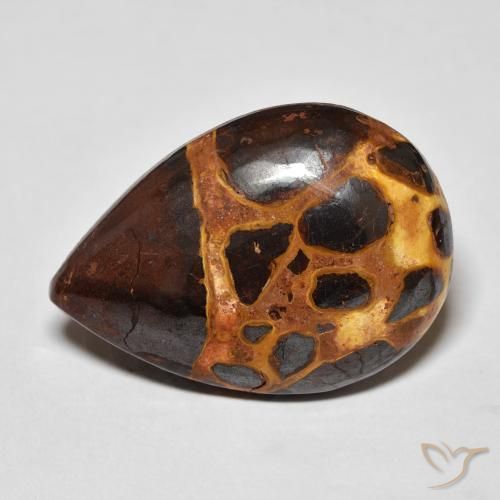 17.96ct 天然 マルチカラー 碧玉, 洋梨の形, オペーク
