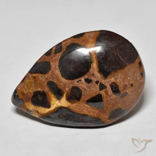20.87ct 天然 マルチカラー 碧玉, 洋梨の形, オペーク
