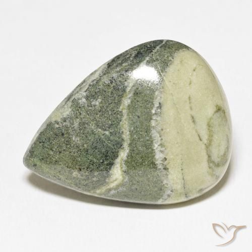 45.47ct 天然 マルチカラー 碧玉, 洋梨の形, オペーク