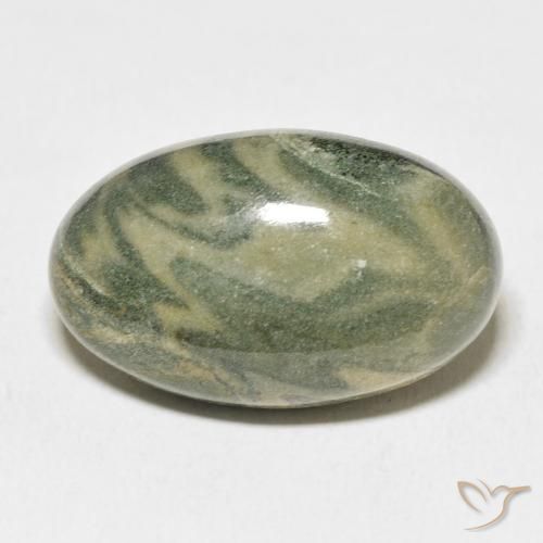 30.80ct 天然 マルチカラー 碧玉, 楕円形, オペーク