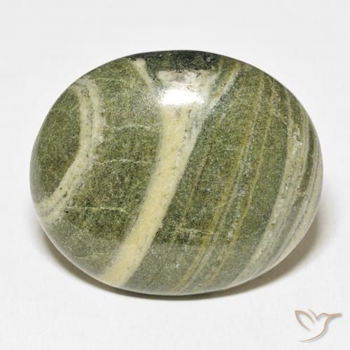 41.90ct 天然 マルチカラー 碧玉, 楕円形, オペーク