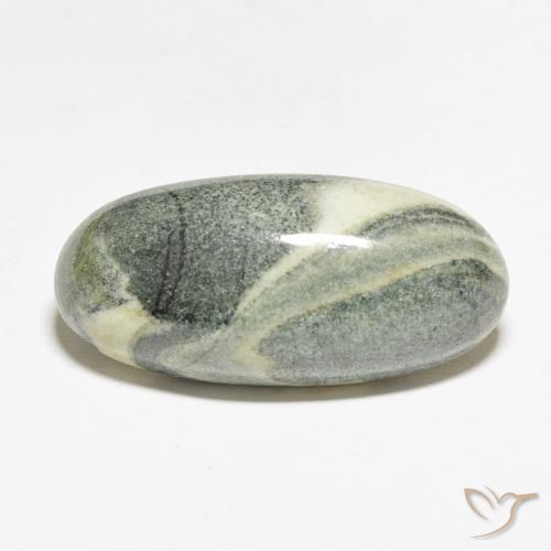 19.10ct 天然 マルチカラー 碧玉, 楕円形, オペーク
