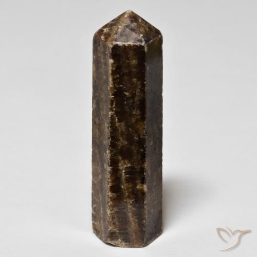 32.99ct 天然 ヒッコリーブラウン 碧玉, ファンシー, オペーク