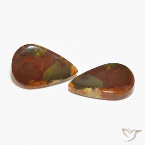 Shop natural 13.14ct マルチカラー 碧玉 gems, 洋梨の形, from インドネシア at GemSelect. In stock, global shipping!