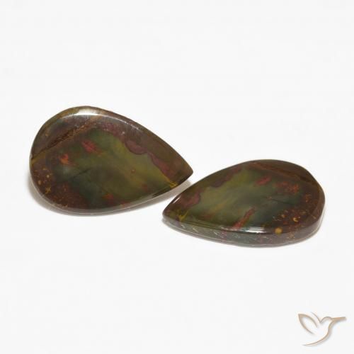 Shop natural 12.58ct マルチカラー 碧玉 gems, 洋梨の形, from インドネシア at GemSelect. In stock, global shipping!