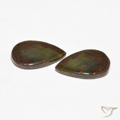 Shop natural 12.58ct マルチカラー 碧玉 gems, 洋梨の形, from インドネシア at GemSelect. In stock, global shipping!