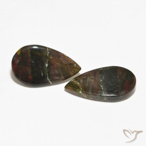Shop natural 12.02ct マルチカラー 碧玉 gems, 洋梨の形, from インドネシア at GemSelect. In stock, global shipping!