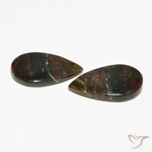 Shop natural 12.02ct マルチカラー 碧玉 gems, 洋梨の形, from インドネシア at GemSelect. In stock, global shipping!