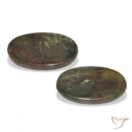 Shop natural 19.31ct マルチカラー 碧玉 gems, 楕円形, from インドネシア at GemSelect. In stock, global shipping!