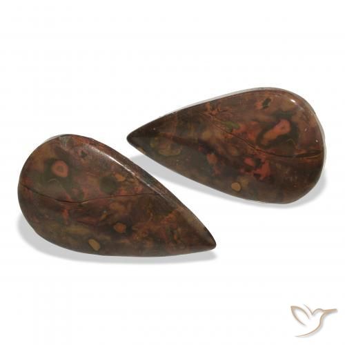 Shop natural 19.28ct マルチカラー 碧玉 gems, 洋梨の形, from インドネシア at GemSelect. In stock, global shipping!