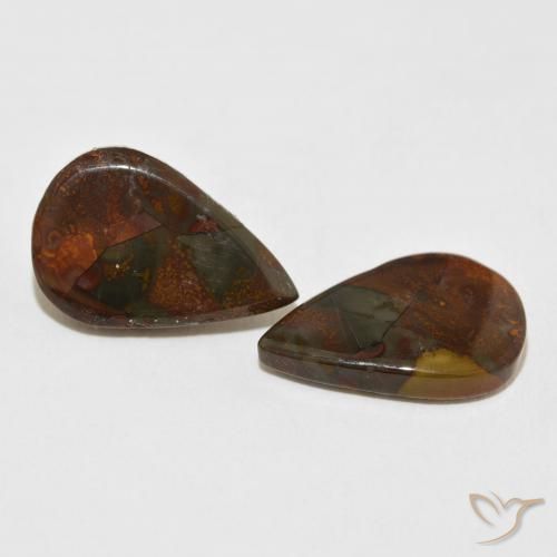 Shop natural 13.83ct マルチカラー 碧玉 gems, 洋梨の形, from インドネシア at GemSelect. In stock, global shipping!