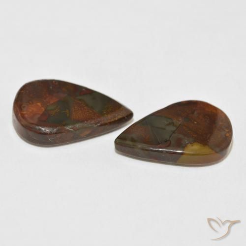 Shop natural 13.83ct マルチカラー 碧玉 gems, 洋梨の形, from インドネシア at GemSelect. In stock, global shipping!
