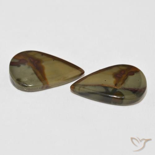 Shop natural 14.53ct マルチカラー 碧玉 gems, 洋梨の形, from インドネシア at GemSelect. In stock, global shipping!