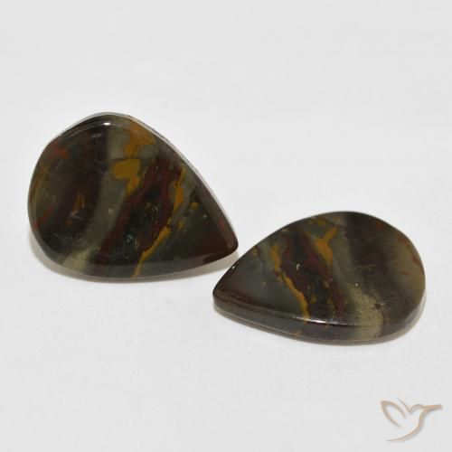 Shop natural 14.76ct マルチカラー 碧玉 gems, 洋梨の形, from インドネシア at GemSelect. In stock, global shipping!