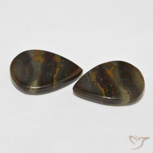 Shop natural 14.76ct マルチカラー 碧玉 gems, 洋梨の形, from インドネシア at GemSelect. In stock, global shipping!