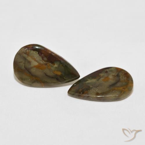 Shop natural 11.42ct マルチカラー 碧玉 gems, 洋梨の形, from インドネシア at GemSelect. In stock, global shipping!