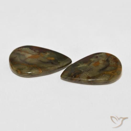 Shop natural 11.42ct マルチカラー 碧玉 gems, 洋梨の形, from インドネシア at GemSelect. In stock, global shipping!