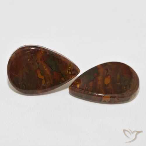 Shop natural 20.11ct マルチカラー 碧玉 gems, 洋梨の形, from インドネシア at GemSelect. In stock, global shipping!