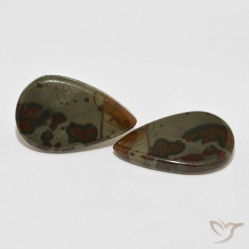Shop natural 12.88ct マルチカラー 碧玉 gems, 洋梨の形, from インドネシア at GemSelect. In stock, global shipping!