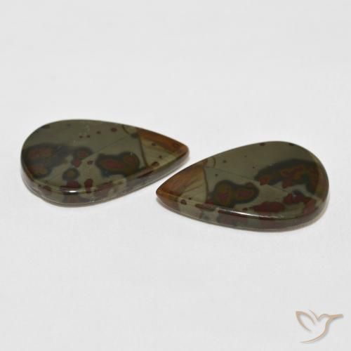Shop natural 12.88ct マルチカラー 碧玉 gems, 洋梨の形, from インドネシア at GemSelect. In stock, global shipping!
