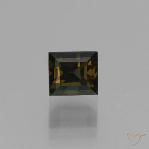 1.09カラットの天然チョコレートブラウンコーネルピン、バゲット、VVS