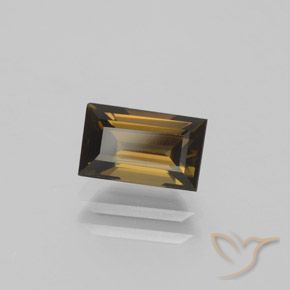 1.40カラットの天然シナモンブラウンコーネルピン、バゲット、VVS-VS