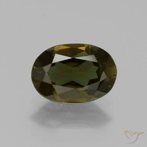 1.04ct 天然 ミディアムブラウン 穀物ルピン, 楕円形, VS